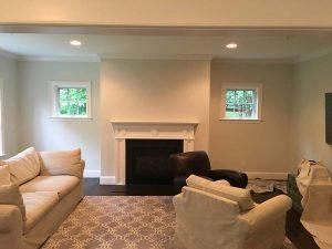 Living Room After Home Remodeling in North Reading, MA