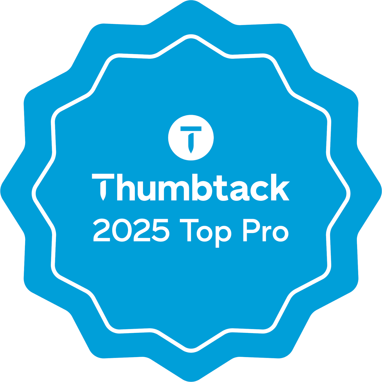 Thumbtack 2025 Top Pro Badge